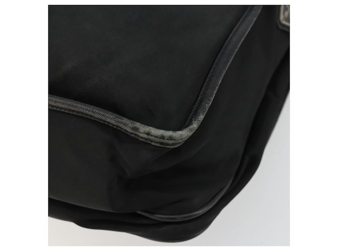 Borsa a Spalla PRADA Nylon Nero Argento Autentica 176173 - vista 17