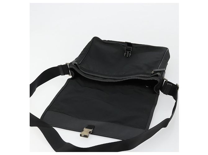 Borsa a Spalla PRADA Nylon Nero Argento Autentica 176173 - vista 19