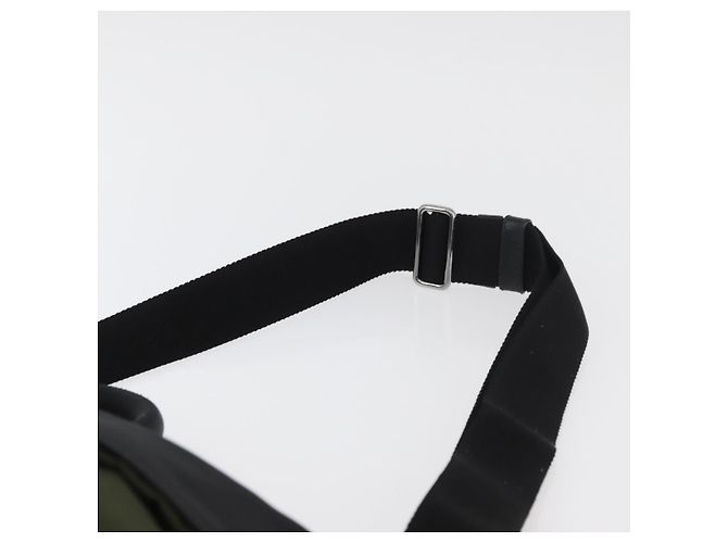 PRADA Borsa a mano in nylon 2 vie verde argento nero Auth ka4229A - vista 15