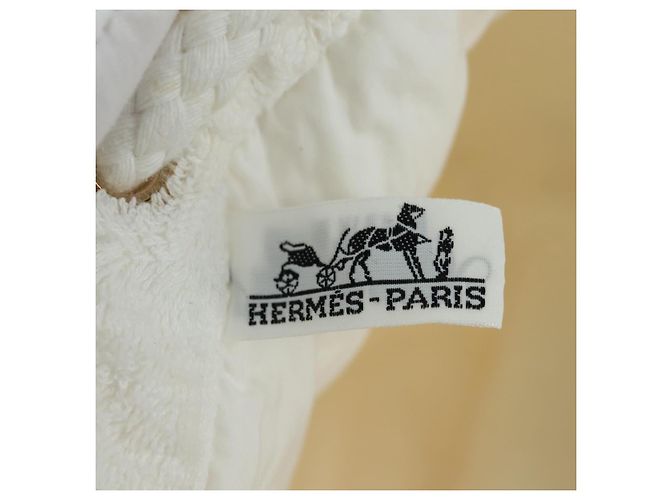 Hermès Sac Tote HERMES Pile Blanc Or Auth 178024V Doré - vue 19