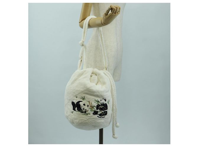 Hermès Sac Tote HERMES Pile Blanc Or Auth 178024V Doré - vue 23