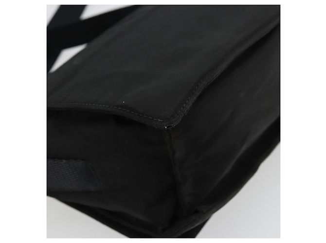 Borsa a Spalla PRADA in Nylon Nero Argento Autentica bs34639 - vista 16