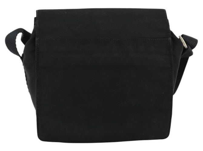 Borsa a Spalla PRADA in Nylon Nero Argento Autentica bs34639 - vista 2