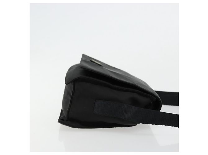 Borsa a Spalla PRADA in Nylon Nero Argento Autentica bs34639 - vista 3