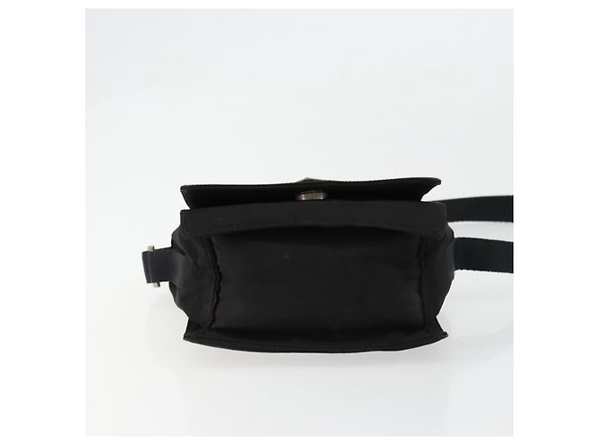 Borsa a Spalla PRADA in Nylon Nero Argento Autentica bs34639 - vista 5