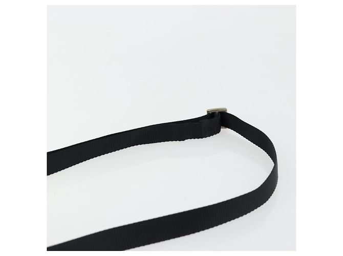 Borsa a Spalla PRADA in Nylon Nero Argento Autentica bs34639 - vista 8