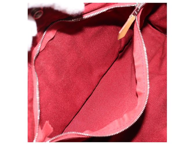 Hermès HERMES Fourre Tout PM Borsa a Mano in Cotone Rossa Argento Auth BA12360 Rosso - vista 19