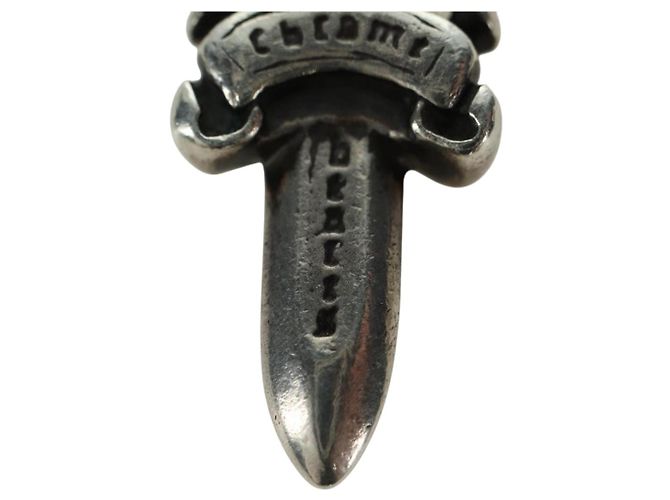 Pendente Charm Daga Chrome Hearts in Argento Ag925 Auth 177359V - vista 3