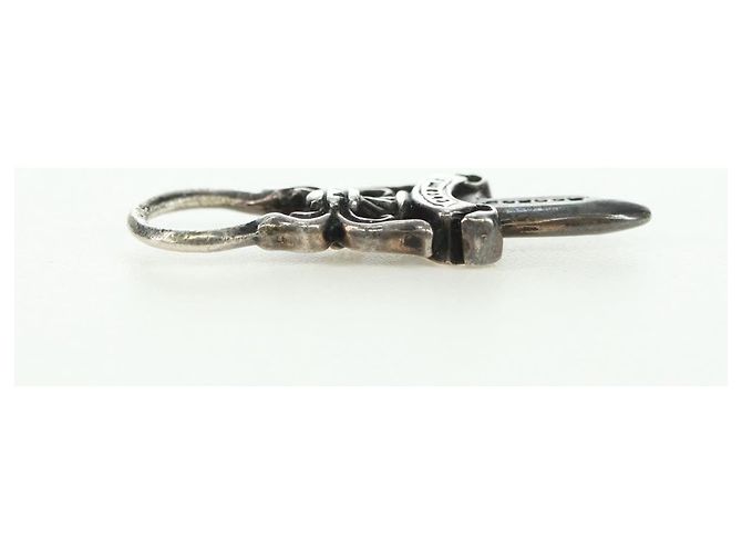 Pendente Charm Dagger Chrome Hearts in Argento Ag925 Auth 177358V - vista 10