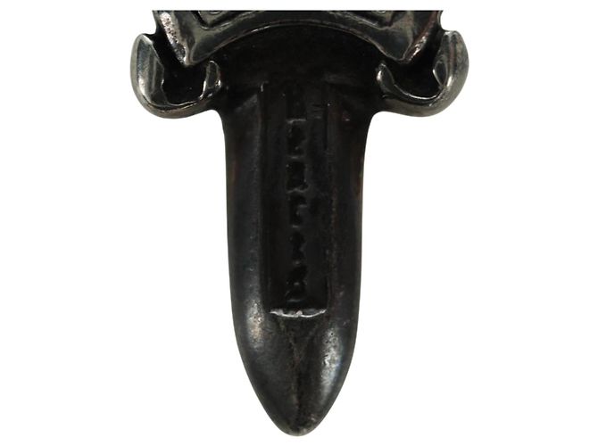 Pendente Charm Dagger Chrome Hearts in Argento Ag925 Auth 177358V - vista 7