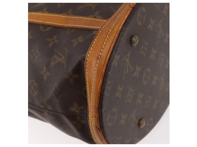LOUIS VUITTON Borsa a Spalla Monogram Bucket GM M42236 LV Auth 178948 Monogramma - vista 16