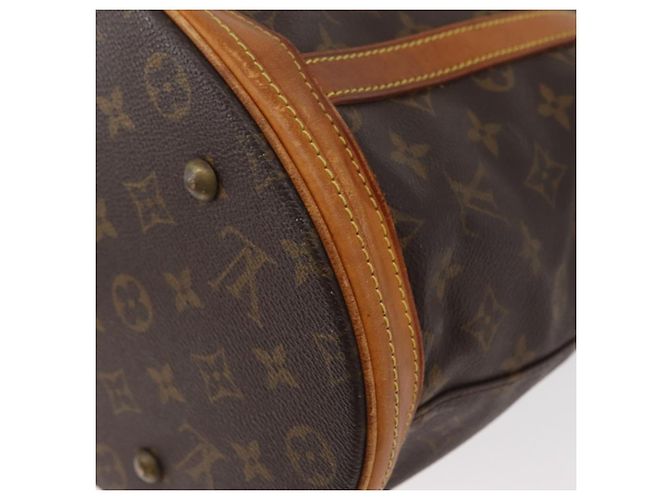 LOUIS VUITTON Borsa a Spalla Monogram Bucket GM M42236 LV Auth 178948 Monogramma - vista 17