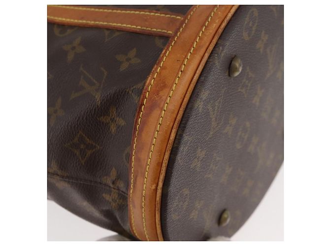 LOUIS VUITTON Borsa a Spalla Monogram Bucket GM M42236 LV Auth 178948 Monogramma - vista 8