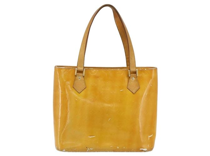 LOUIS VUITTON Borsa a Mano Houston Monogram Vernis Grigio M91053 LV Auth bs34983 - vista 13