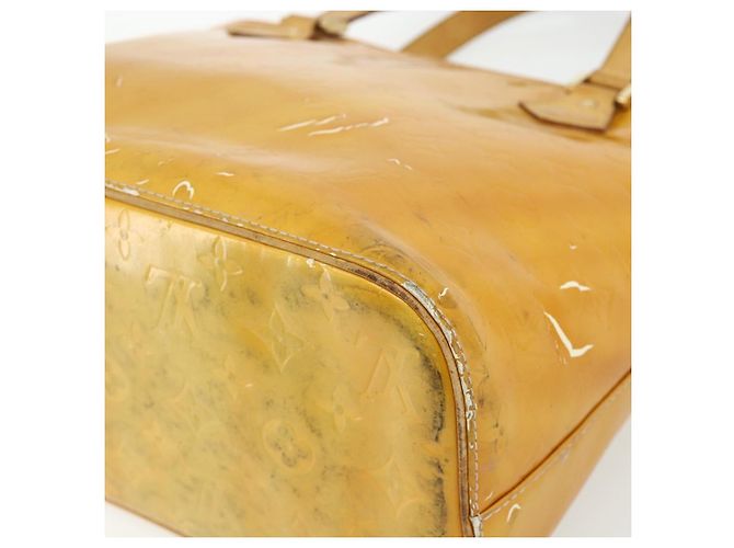 LOUIS VUITTON Borsa a Mano Houston Monogram Vernis Grigio M91053 LV Auth bs34983 - vista 15