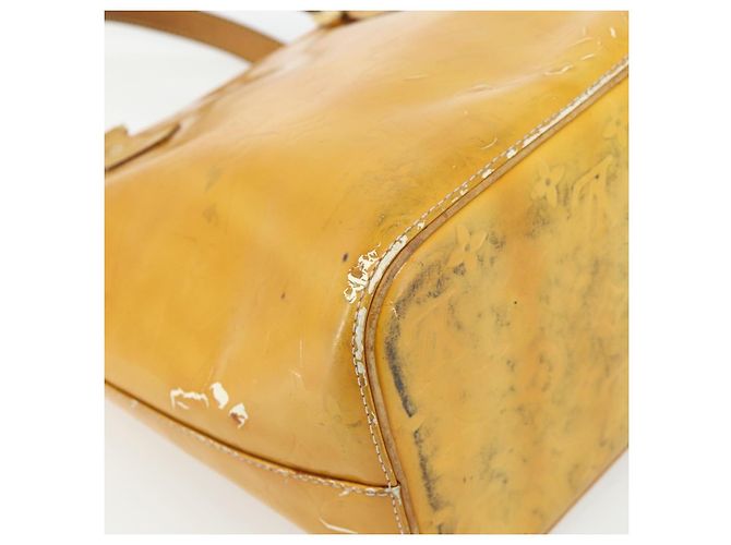 LOUIS VUITTON Borsa a Mano Houston Monogram Vernis Grigio M91053 LV Auth bs34983 - vista 16