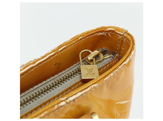 LOUIS VUITTON Borsa a Mano Houston Monogram Vernis Grigio M91053 LV Auth bs34983 - vista 17