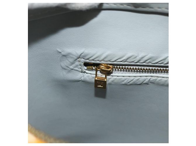 LOUIS VUITTON Borsa a Mano Houston Monogram Vernis Grigio M91053 LV Auth bs34983 - vista 20