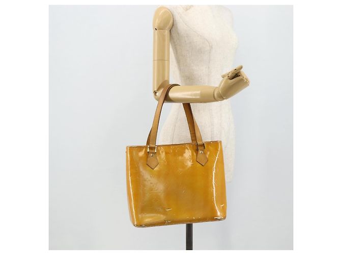 LOUIS VUITTON Borsa a Mano Houston Monogram Vernis Grigio M91053 LV Auth bs34983 - vista 23