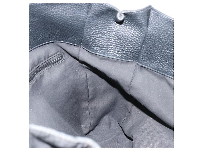 GUCCI GG Canvas Sherry Line Tasche Nylon Outlet Schwarz Silber 449178 Auth bs34813 - Ansicht 17