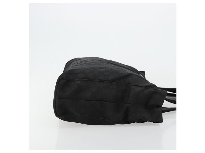 GUCCI GG Canvas Sherry Line Tasche Nylon Outlet Schwarz Silber 449178 Auth bs34813 - Ansicht 4
