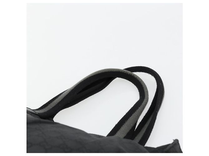 GUCCI GG Canvas Sherry Line Tasche Nylon Outlet Schwarz Silber 449178 Auth bs34813 - Ansicht 8