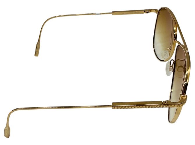 Occhiali da sole aviator Barton Perreira Gold Trask D'oro - vista 3