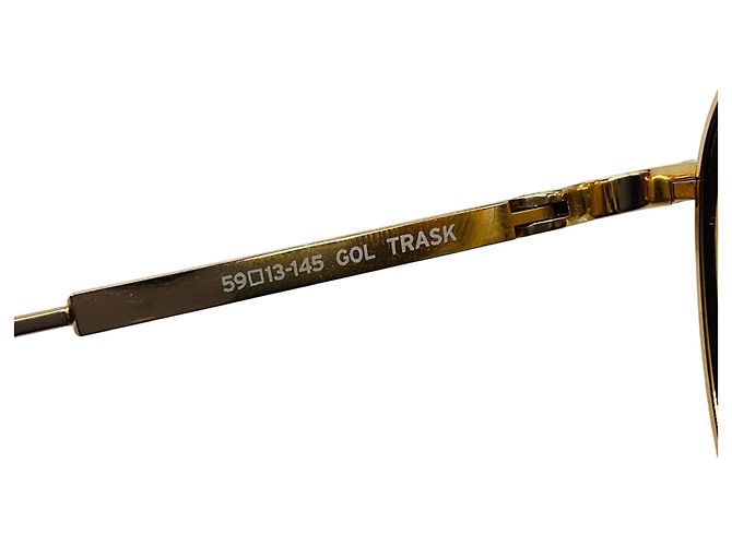 Occhiali da sole aviator Barton Perreira Gold Trask D'oro - vista 6