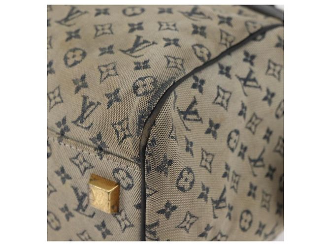 LOUIS VUITTON Monogram Mini Josephine GM Borsa a Mano Blu M92211 LV Auth 178684 - vista 14
