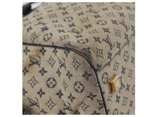 LOUIS VUITTON Monogram Mini Josephine GM Borsa a Mano Blu M92211 LV Auth 178684 - vista 15