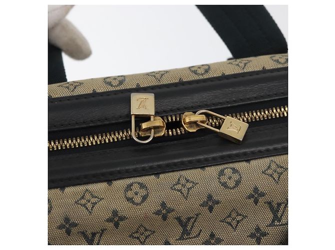 LOUIS VUITTON Monogram Mini Josephine GM Borsa a Mano Blu M92211 LV Auth 178684 - vista 17