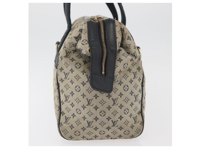 LOUIS VUITTON Monogram Mini Josephine GM Borsa a Mano Blu M92211 LV Auth 178684 - vista 3