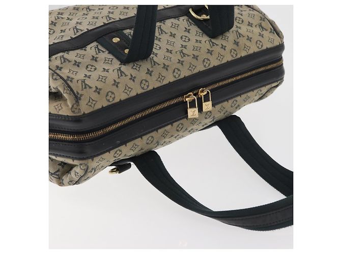 LOUIS VUITTON Monogram Mini Josephine GM Borsa a Mano Blu M92211 LV Auth 178684 - vista 6