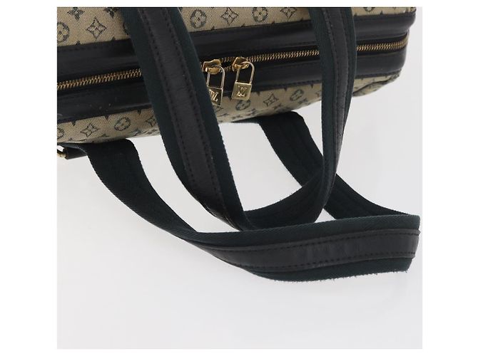 LOUIS VUITTON Monogram Mini Josephine GM Borsa a Mano Blu M92211 LV Auth 178684 - vista 7