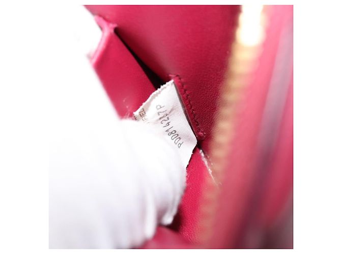 Bottega Veneta Bolsa de corrente meia-lua acolchoada em couro Bordeaux ouro Auth 177240A Dourado - vista 12