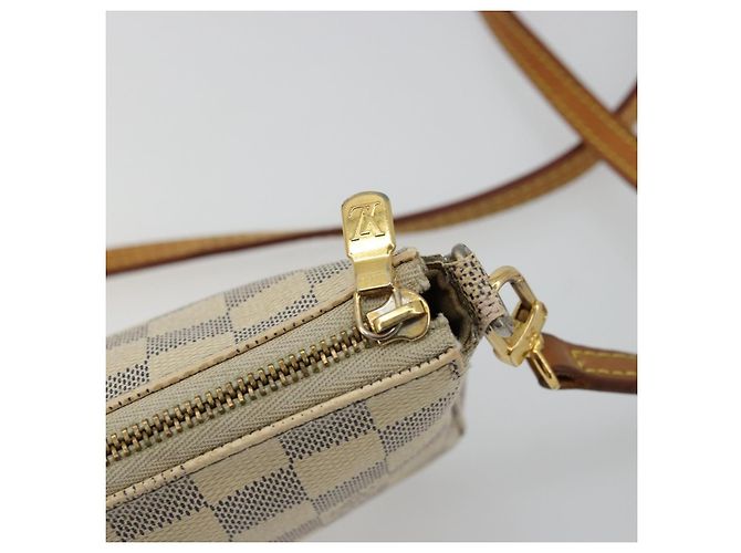 LOUIS VUITTON Pochette Accessori Damier Azur N41207 LV Auth 177734A - vista 10