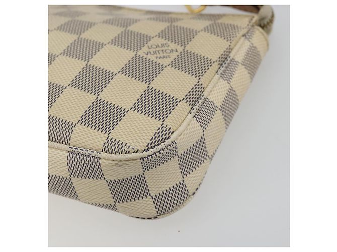 LOUIS VUITTON Pochette Accessori Damier Azur N41207 LV Auth 177734A - vista 14