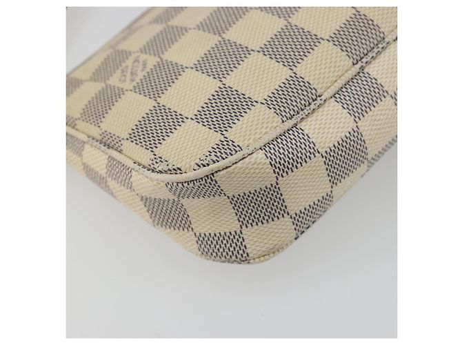 LOUIS VUITTON Pochette Accessori Damier Azur N41207 LV Auth 177734A - vista 17