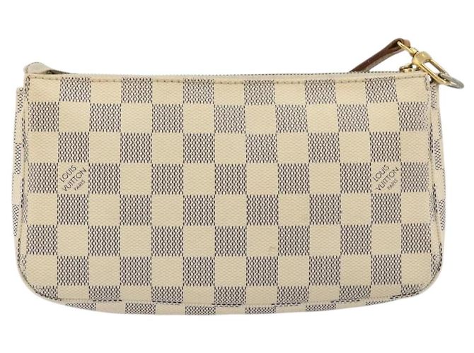 LOUIS VUITTON Pochette Accessori Damier Azur N41207 LV Auth 177734A - vista 2