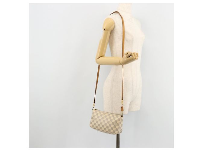 LOUIS VUITTON Pochette Accessori Damier Azur N41207 LV Auth 177734A - vista 21
