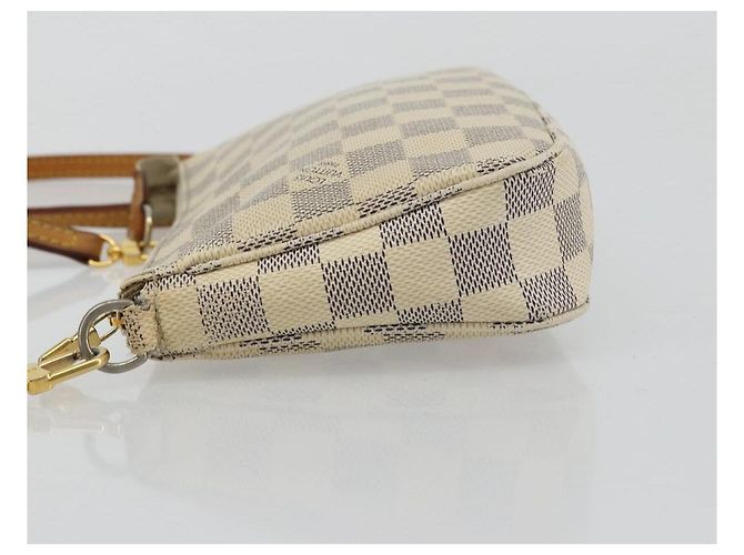 LOUIS VUITTON Pochette Accessori Damier Azur N41207 LV Auth 177734A - vista 4
