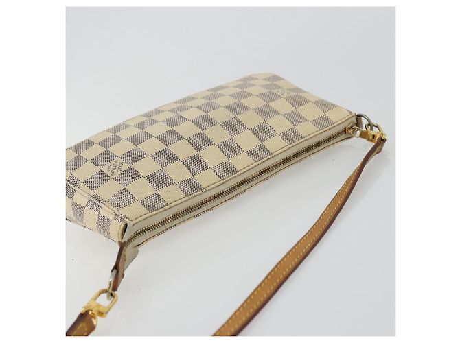 LOUIS VUITTON Pochette Accessori Damier Azur N41207 LV Auth 177734A - vista 6