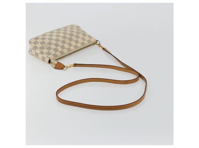 LOUIS VUITTON Pochette Accessori Damier Azur N41207 LV Auth 177734A - vista 7