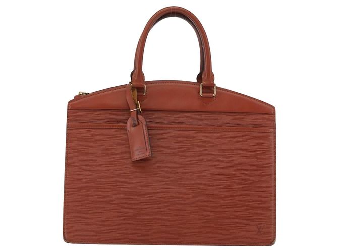 LOUIS VUITTON Borsa a Mano Epi Riviera Marrone M48183 LV Auth 177063 - vista 13