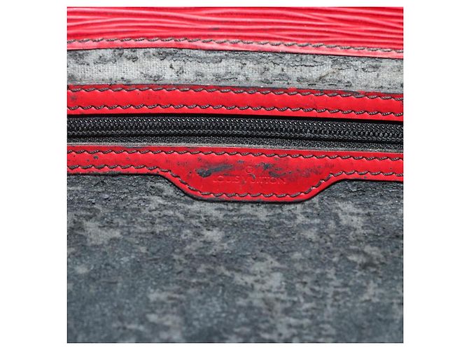 LOUIS VUITTON Borsa Sac Plat Epi Rossa M5274E LV Auth 176989 Rosso - vista 10