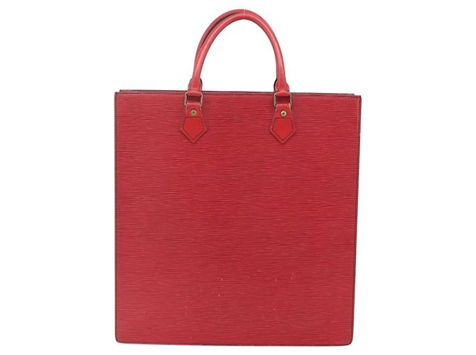 LOUIS VUITTON Borsa Sac Plat Epi Rossa M5274E LV Auth 176989 Rosso - vista 2
