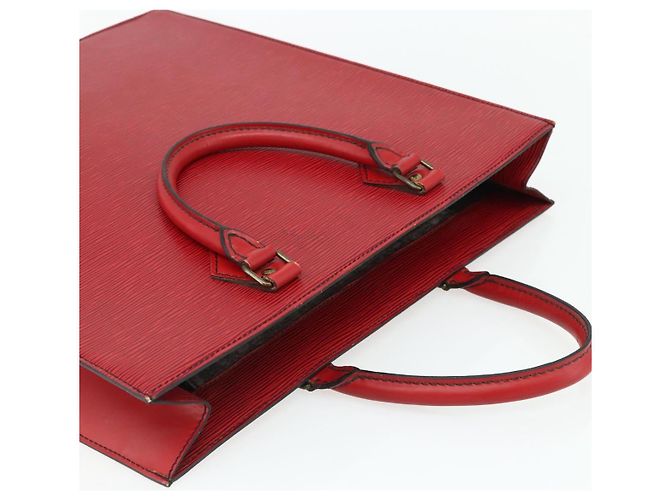 LOUIS VUITTON Borsa Sac Plat Epi Rossa M5274E LV Auth 176989 Rosso - vista 6