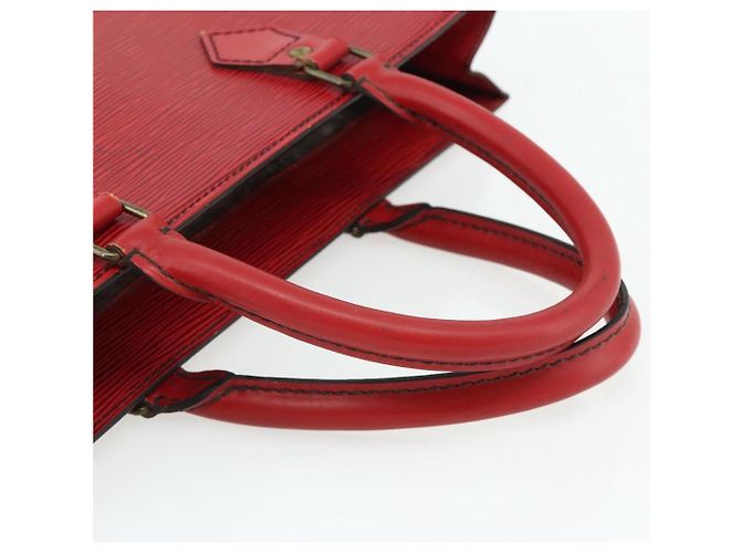 LOUIS VUITTON Borsa Sac Plat Epi Rossa M5274E LV Auth 176989 Rosso - vista 7