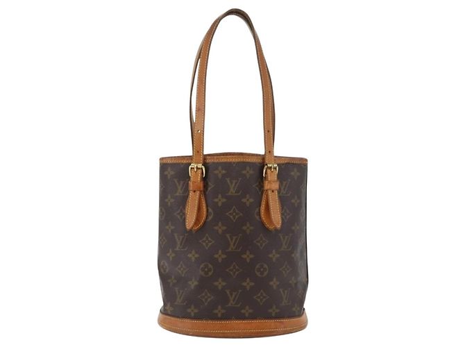 LOUIS VUITTON Borsa a Spalla Monogram Bucket PM M42238 LV Auth ka4204 Monogramma - vista 13