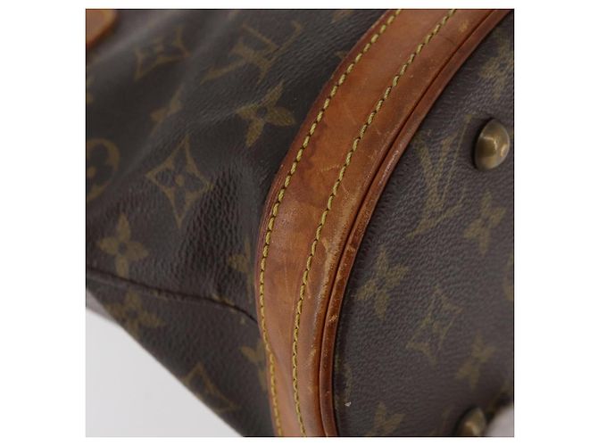 LOUIS VUITTON Borsa a Spalla Monogram Bucket PM M42238 LV Auth ka4204 Monogramma - vista 9